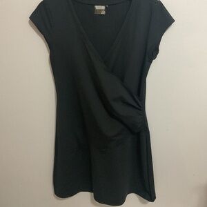 Women’s Athleta Faux Wrap Nectar Dress, Size Medium Petite